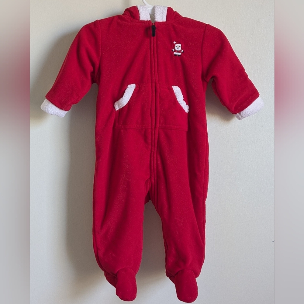 🎄Carter's footed Christmas outfit! EUC 🎄 - Picture 1 of 2